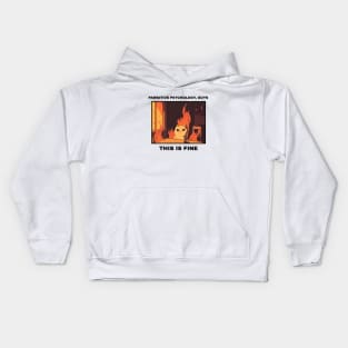 pawsitive psychology, guys this is fine cat psychology meme Kids Hoodie